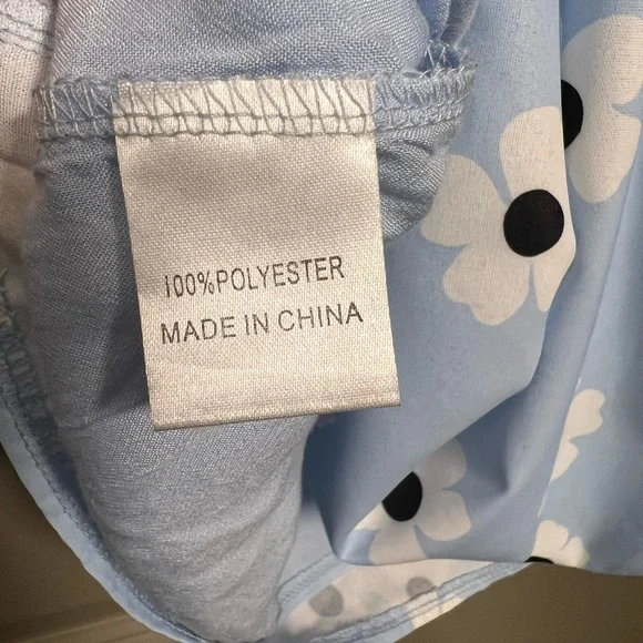 Princess Polly “Dare” Baby Blue Floral Mini Dress NWT - Size 4 - Picture 10 of 11
